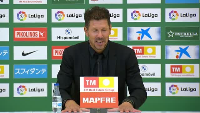 Simeone: Estoy agradecido porque el club afrontó las dificultades con equilibrio