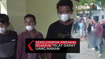 Viral Preman Ngamuk Telat Dapat Jatah Makan, Ancam Pakai Senjata Tajam