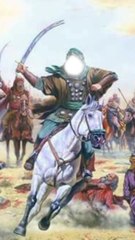 The Prophet's (pbuh) mosque, Dome of the Rock, the portrait of the Ka'ba & the Replica of Zulfiqar.