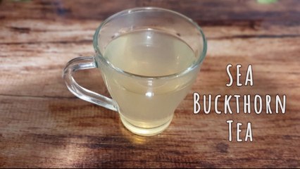 Sea buckthorn tea against colds