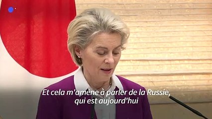 La Russie est "la menace la plus directe" pour l'ordre mondial (von der Leyen)