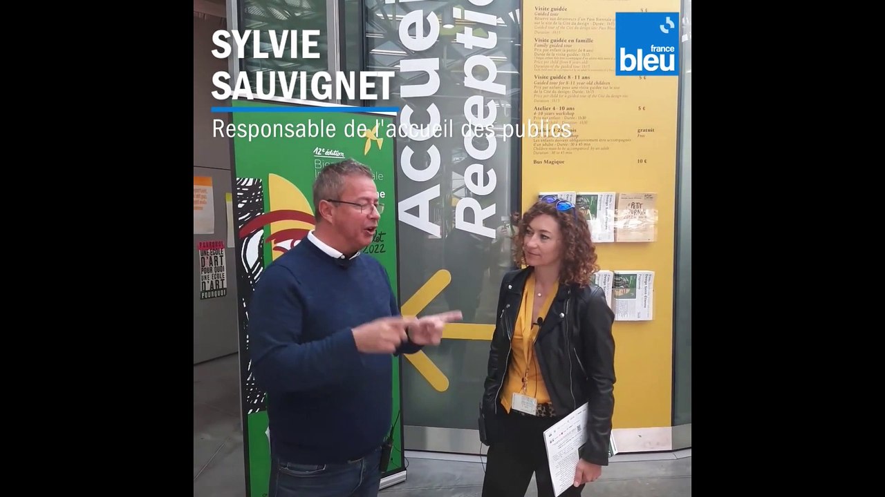 Présentation générale de la Biennale Design de St Etienne  avec Sylvie Sauvignet