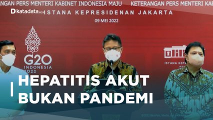 Menkes Sebut Hepatitis Akut Tidak Seperti Pandemi | Katadata Indonesia