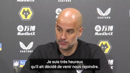 Manchester City - Guardiola : "Haaland va s'adapter rapidement"