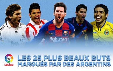 La Liga : Les 25 plus beaux buts marqués par des Argentins