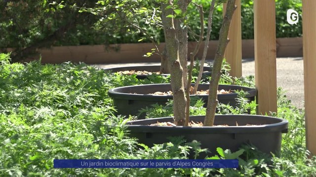 Reportage - Un jardin bioclimatique à Alpes Congrès