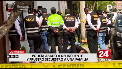 La Molina: Policía abate a delincuente y captura a otros tres tras intentó de robo a vivienda