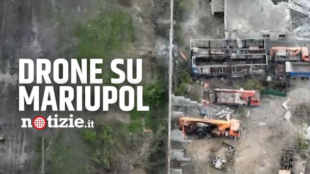 Guerra Russia-Ucraina, continua il combattimento a Mariupol: le immagini riprese dal drone