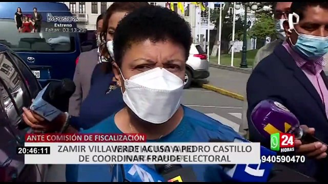 Pedro Castillo: Zamir Villaverde reveló que recibe amenazas de personas allegadas al presidente