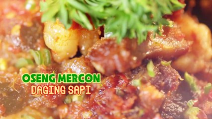 Oseng Mercon Daging Sapi & Bubur Sumsum Biji Salak