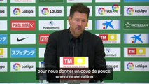 36e j. - Simeone savoure la qualification de l'Atlético en Ligue des champions