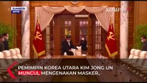 Pertama Kali! Kim Jong Un Tampak Memakai Masker Saat Rapat Bahas Covid-19