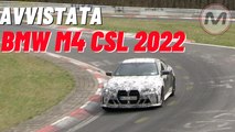 BMW M4 CSL: La nuova coupé sportiva beccata su strada