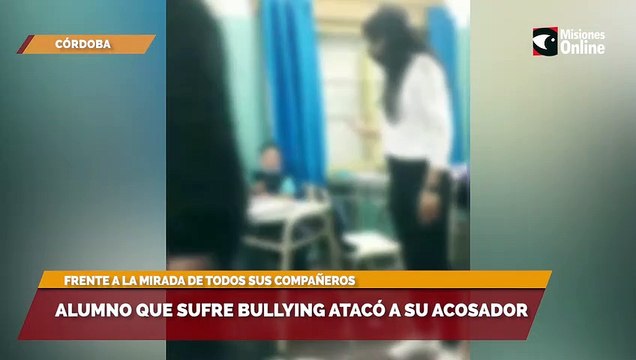 Alumno que sufre bullying atacó a su acosador
