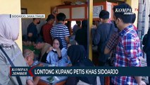 Lontong Kupang Petis Khas Sidoarjo Diserbu Pecinta Kuliner Jalanan