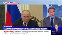 Vladimir Poutine veut rassurer les Russes sur les conséquences des sanctions sur leur économie