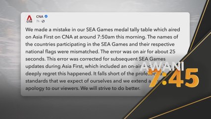 Sukan SEA | CNA mohon maaf tersalah padan bendera sembilan negara