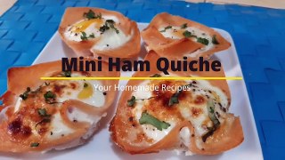 Mini Ham Quiche Homemade Recipe Easy and Affordable Recipes