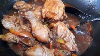 Delicious Chicken Recipe Cook your Chicken at Home  like this very saucy and yummy