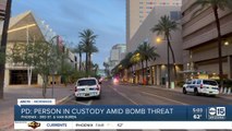 Downtown Phoenix area reopens after bomb threat, police investigation