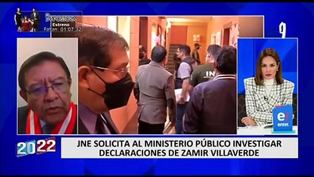 Presidente del JNE sobre Zamir Villaverde : “Debe tener otros intereses para mentir como ha hecho”