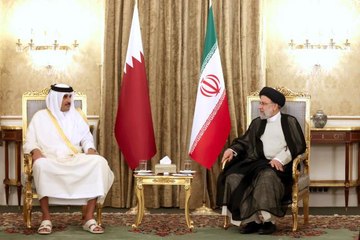 Katar Emiri Al Sani bölgesel ve uluslararası meseleleri görüşmek üzere Tahran'da
