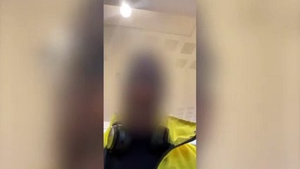 The moment a man spots a mouse running around Bullring Burger King