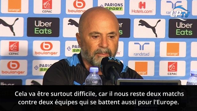 OM : pourquoi Sampaoli veut éviter de finir 3e