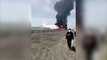 Tibet Airlines plane bursts into flames on southwest China airport runway