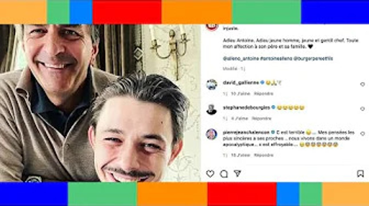 ✟  "Je t'aime mon fils" : le bouleversant post de Yannick Alléno deux jours avant les funérailles d'