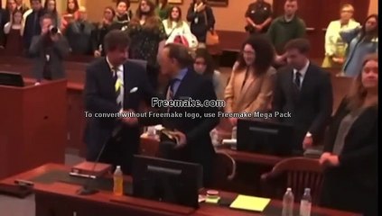 Camille Vasquez Runs To Say Bye To Johnny Depp Before He Leaves Courtroom