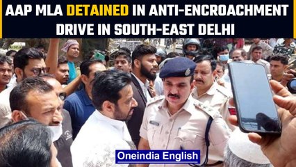 Bulldozers reach Southeast Delhi’s Madanpur Khadar and Prem Nagar area.| Oneindia news