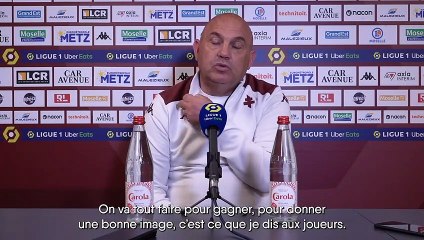Metz - Angers, la conférence d'avant-match