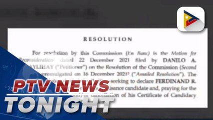 Comelec rejects motion for reconsideration on petition to declare BBM as nuisance candidate