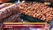 Garrapiñadas doña Rogelia frente a la plaza 9 de julio