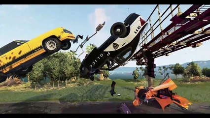 Cars VS High Danger Bump / Extreme Impact / Beamng Drive