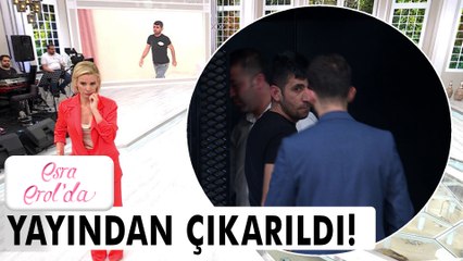 Savaş güvenlik güçleri eşliğinde stüdyodan çıkarıldı! - Esra Erol'da 12 Mayıs 2022
