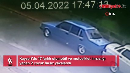 Kameraya takılan oto fareleri polisten kaçamadı