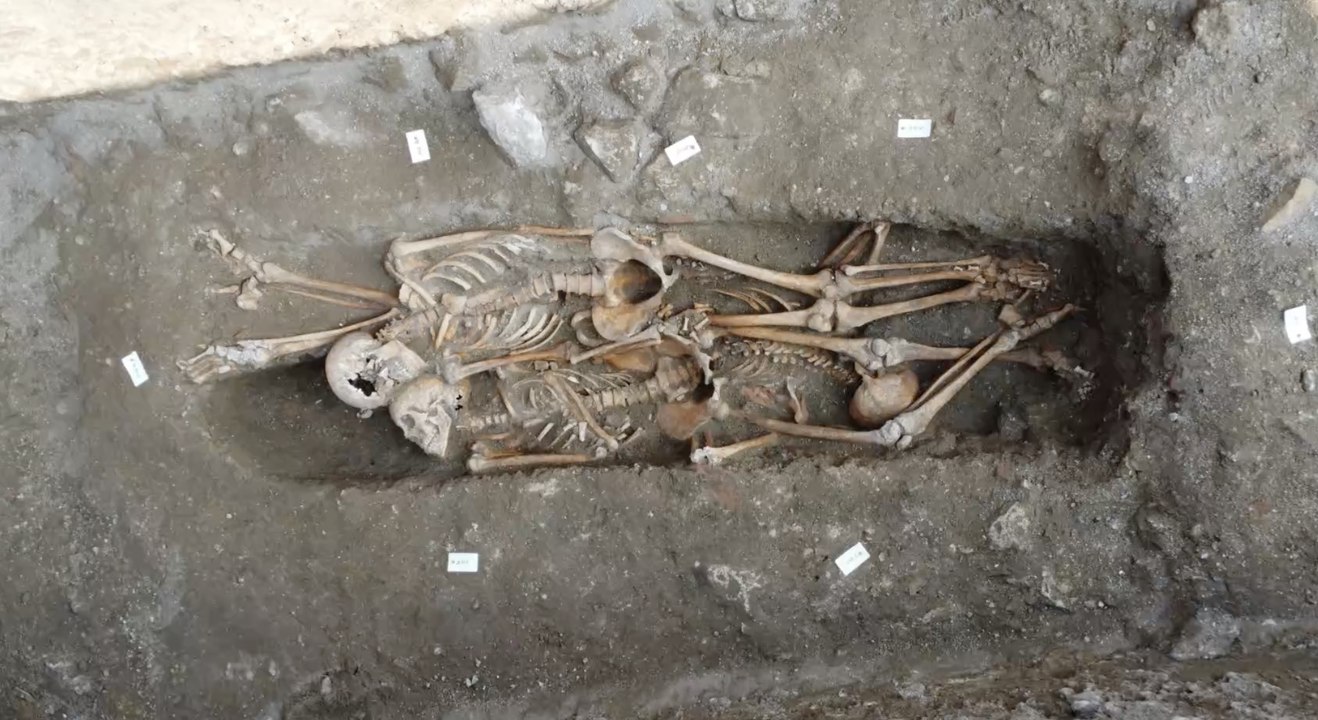 Plusieurs sépultures découvertes lors de fouilles archéologiques à Soissons