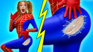 MY NANNY IS SPIDER-WOMAN WE ADOPTED A NANNY Babysitter Is Superhero By 123 GO TRENDS