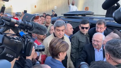 Kılıçdaroğlu ve İmamoğlu CHP İstanbul İl Başkanlığı'na geldi