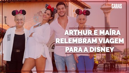 ARTHUR AGUIAR E MAÍRA CARDI RELEMBRAM VIAGEM PARA A DISNEY COM A CARAS (2022)