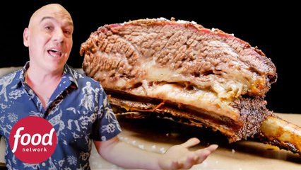 A costela gigante do "Mabel's BBQ" | Sabores da América com Michael Symon | Food Network Brasil