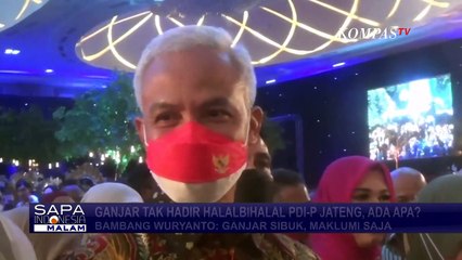 Tak Hadiri Halal Bihalal PDIP Jateng, Ganjar Tak Diundang?