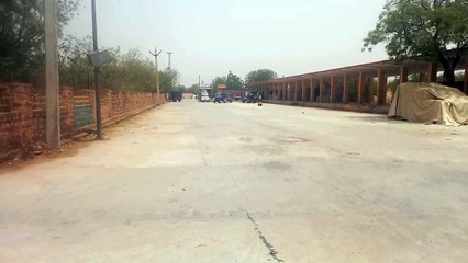 Nagaur city was burning in a ball of fire in dust storms
