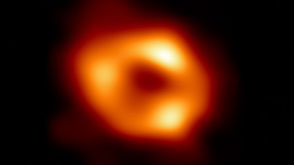 Voici la première image d’un trou noir au centre de notre galaxie, la Voie lactée