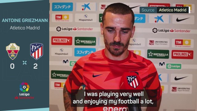 Griezmann 'angry' with Atletico goal drought