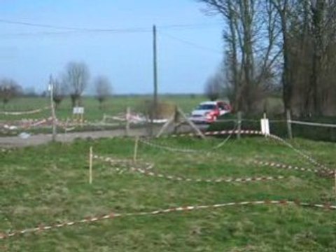 Sylvain seray ss2 rallye cote fleurie 2008