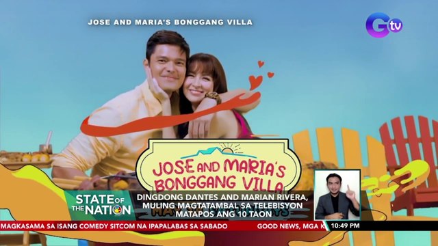 Dingdong Dantes at Marian Rivera, muling magtatambal sa telebisyon matapos ang 10 taon | SONA