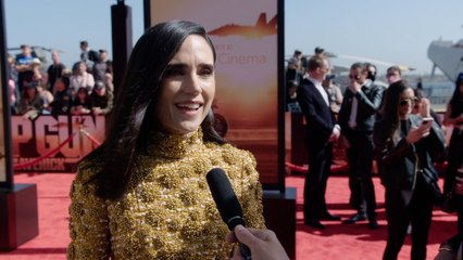 Top Gun Maverick Jennifer Connelly World Premiere USS Midway Interview
